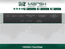 Tablet Screenshot of marshsports.com